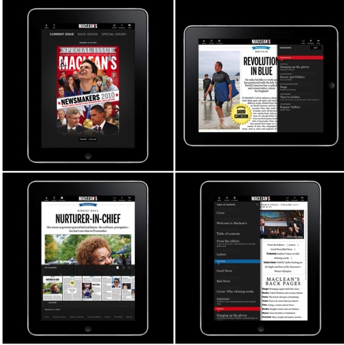 ‘Maclean’s’ launches ‘Newsmakers’ issue for the iPad