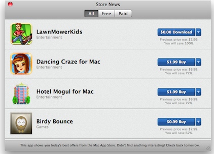 Find the best deals in the Mac App Store with Store News