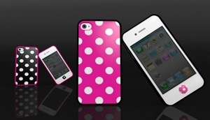 Polka Dot, Leopard/Zebra print case released for white iPhone 4