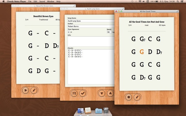 chords notes player for mac