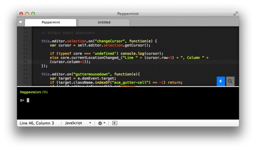 Kool Tools: Peppermint code editor for Mac OS X