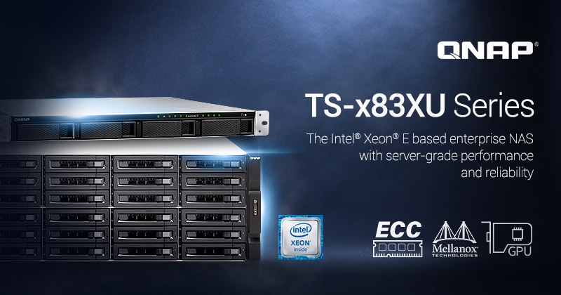 QNAP Launches the server-grade TS-x83XU NAS series