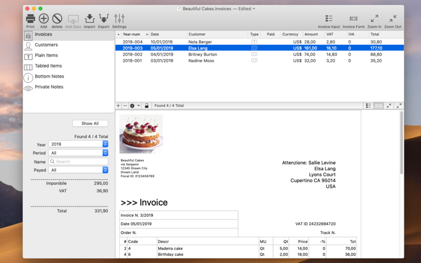 make invoices for mac