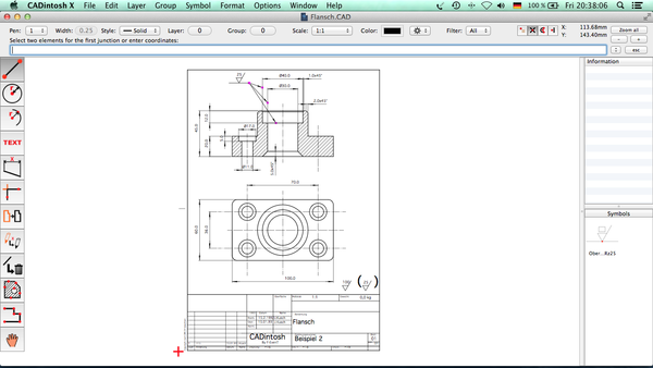 2D CAD Program CADintosh 8.5 adds DWG Export, WYSIWYG Font Menu, more