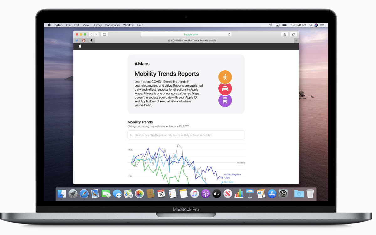 Apple makes mobility data available to aid COVID-19 efforts