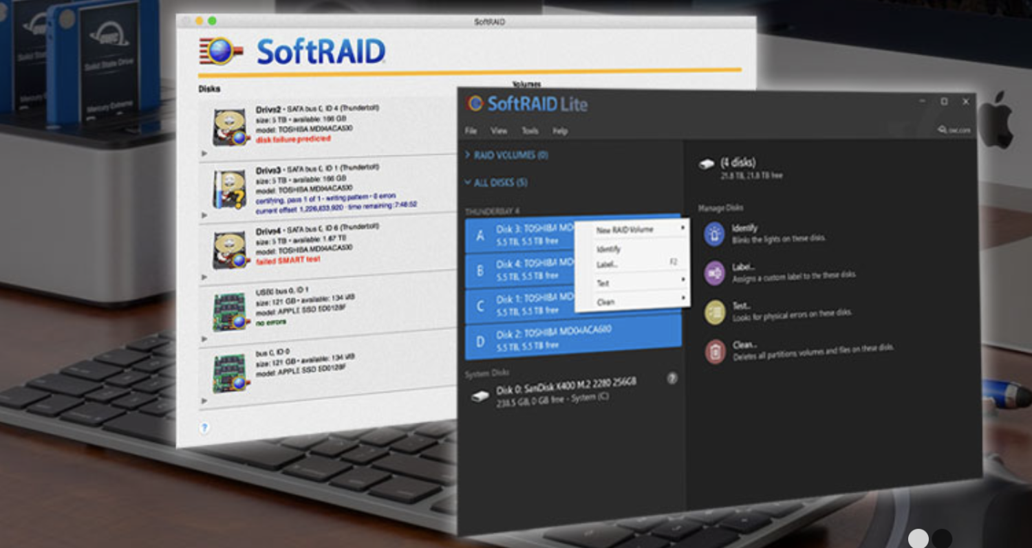 OWC announces SoftRAID Lite for Windows