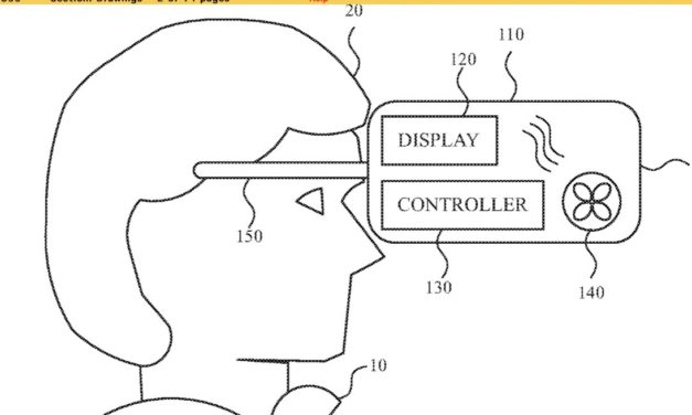 Apple patent filing involves an ‘air deflector for cooling system’ involves ‘Apple Glasses’