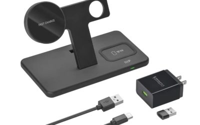 Monoprice’s Magnetic Wireless Charging Station is a good, affordable multi-charger for three Apple devices