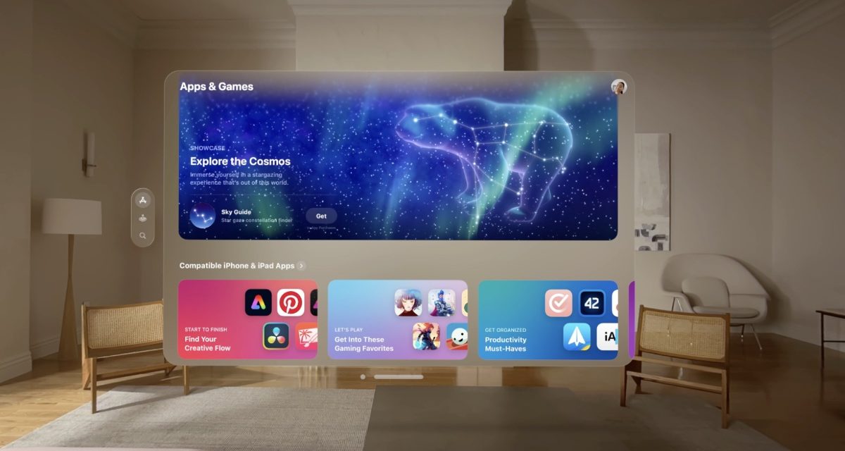 Apple says more than 600 apps optimized for the Vision Pro will be available when it launches