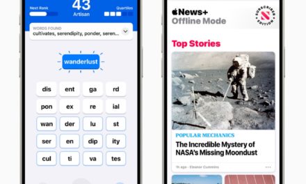 Apple News+ introduces Quartiles, a new original spelling game, and Offline Mode for subscribers
