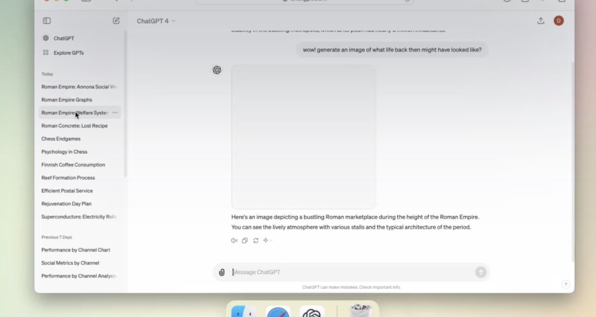 OpenAI announces a desktop app for the Mac