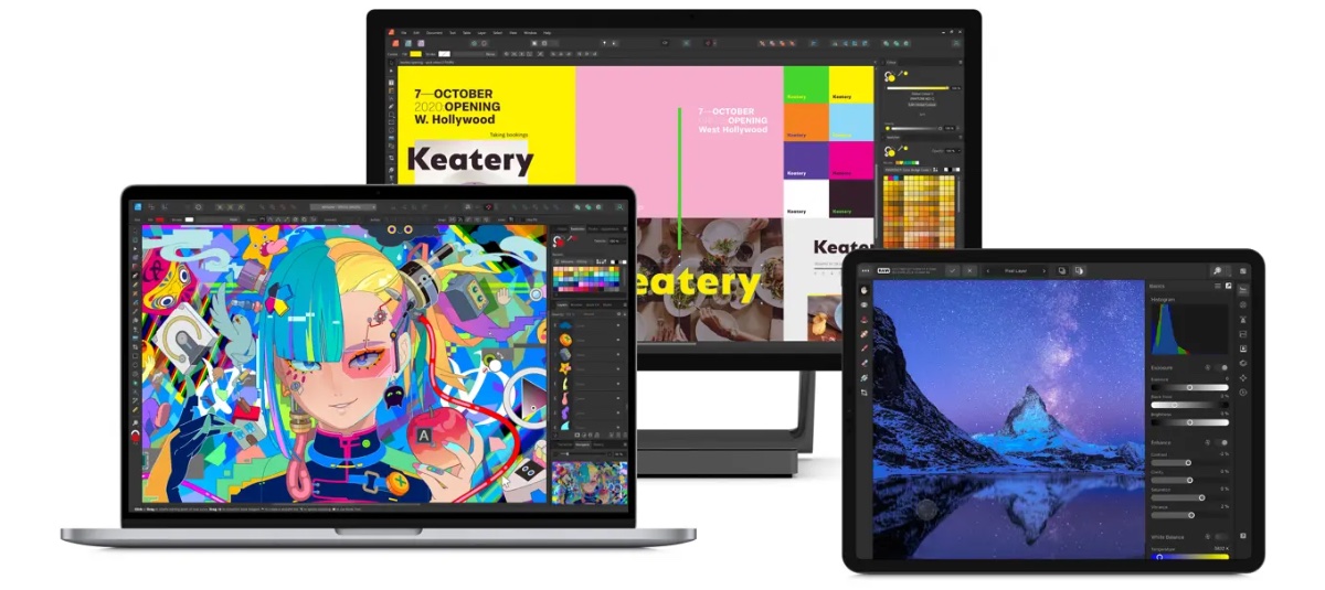 You can try Affinity Designer, Photo, and Publisher free for six months