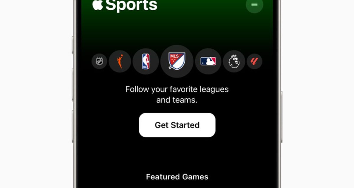 Apple updates its Sports app to version 2.0, adding Live Activities support