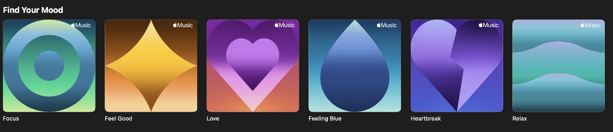 Apple Music introduces five new mood stations