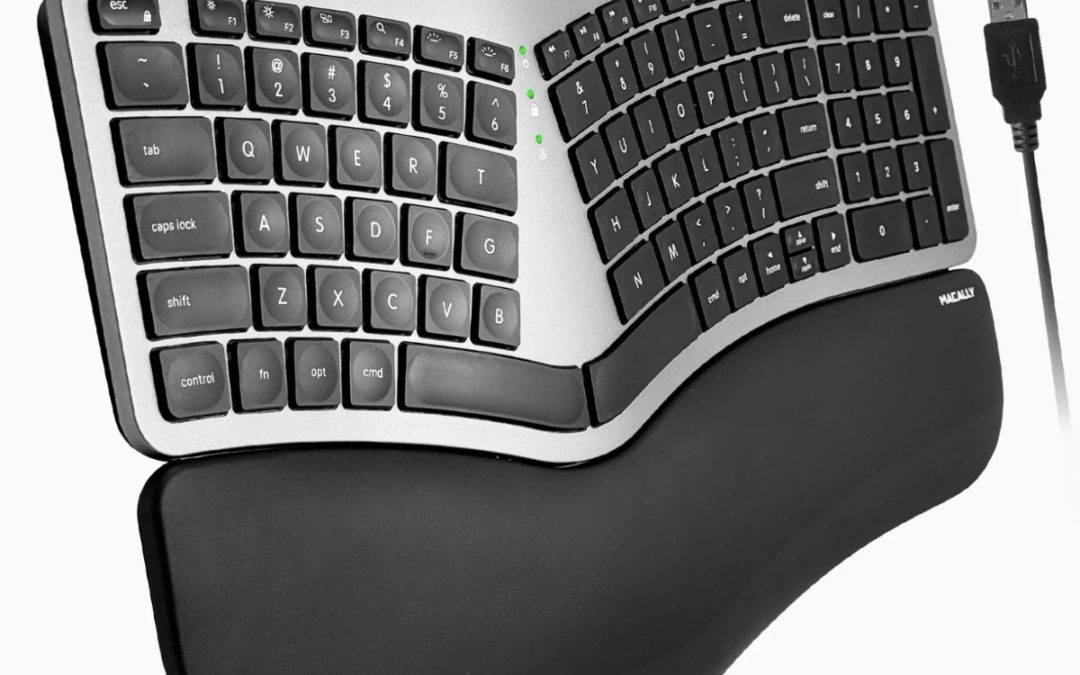 Macally unveils Backlit Ergonomic Keyboard for Mac Users