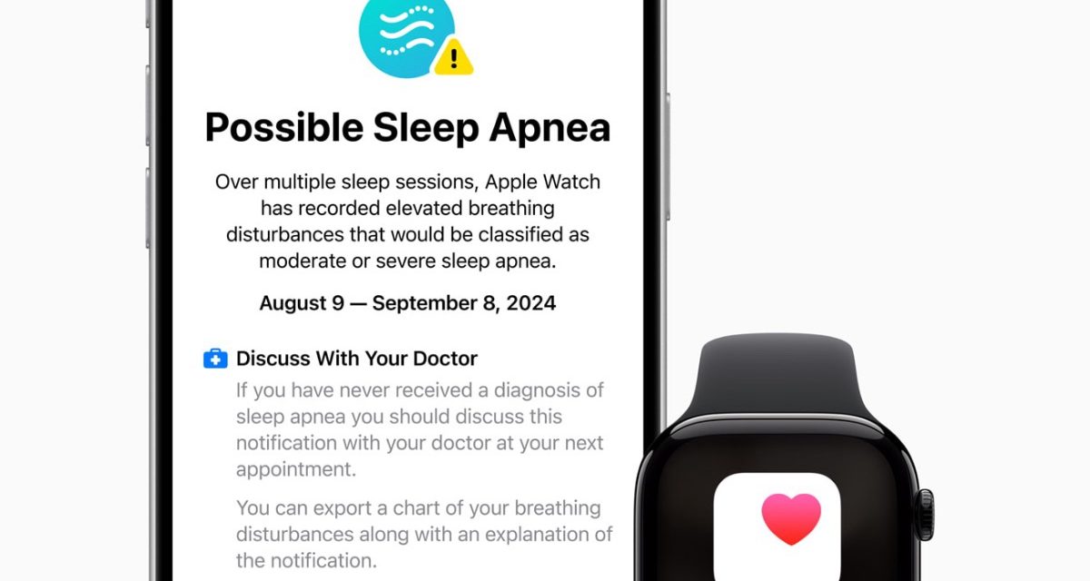 US Food and Drug Administration green-lights sleep apnea detection for Apple Watches