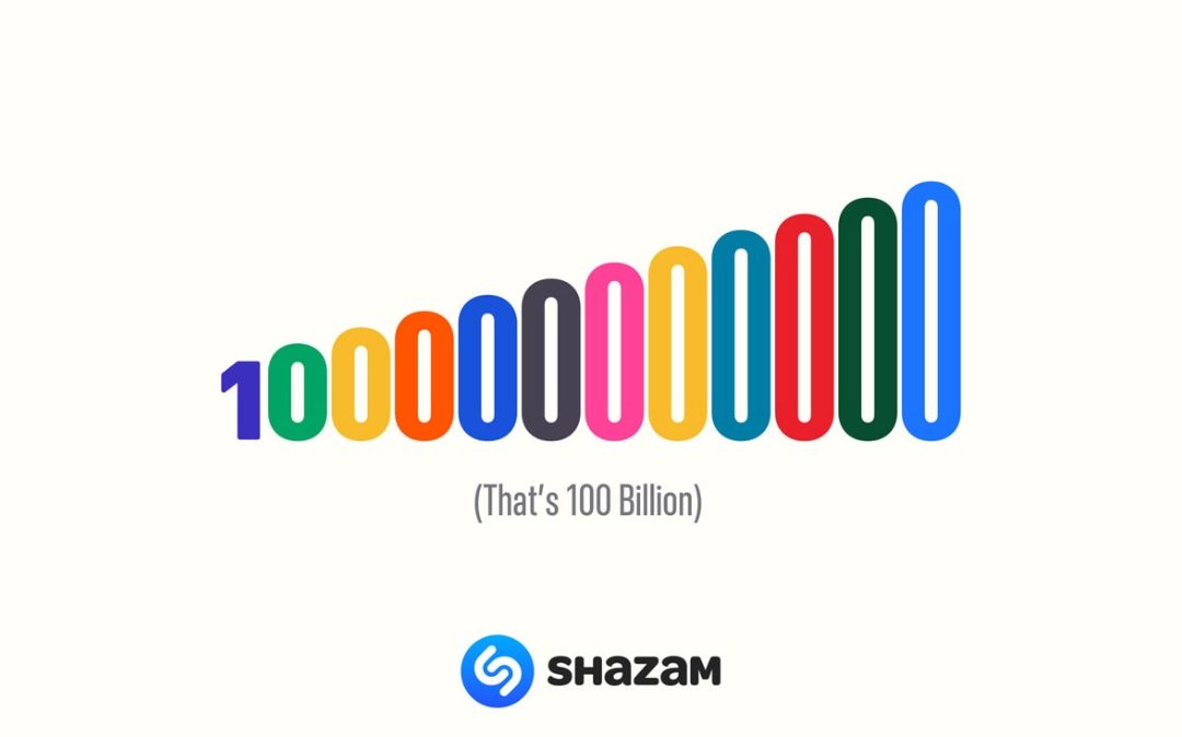 Apple’s Shazam app has now officially surpassed over 100 billion song recognitions 