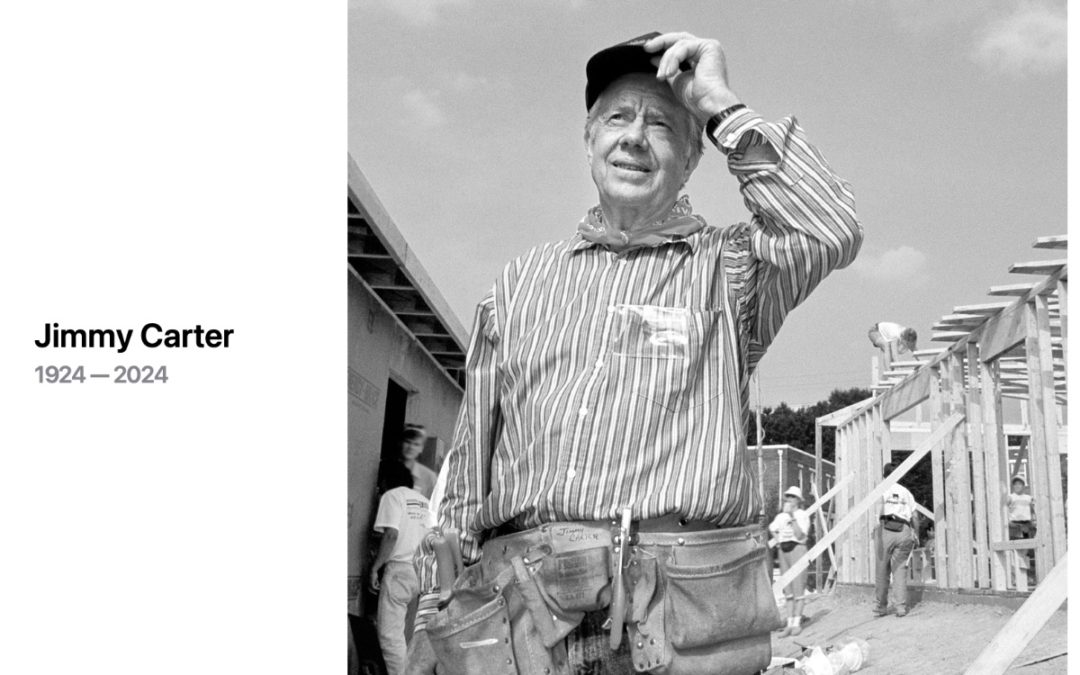 Apple updates its homepage to honor the late President Jimmy Carter