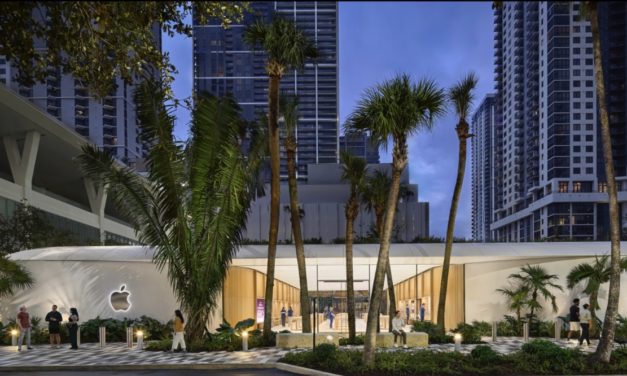 Apple Miami Worldcenter opens Friday, January 24, in downtown Miami