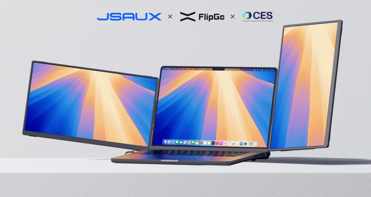 JSAUX reveals new FlipGo Horizon portable dual monitor