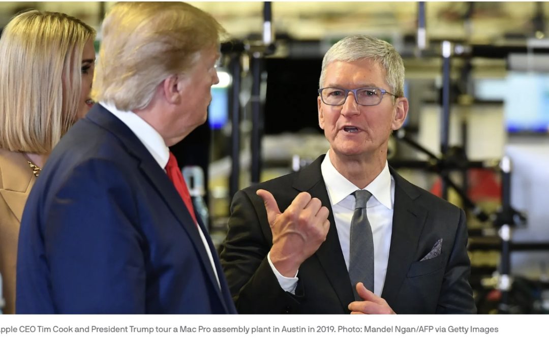 Apple CEO Tim Cook donating $1 million to Donald Trump’s inaugural fund