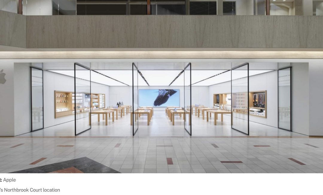 Apple to permanently close its Northbrook Court store in Chicago