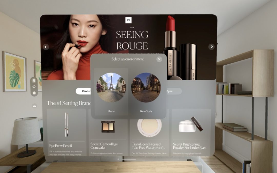 Laura Mercier Launches Luxury Beauty Experience for Apple Vision Pro