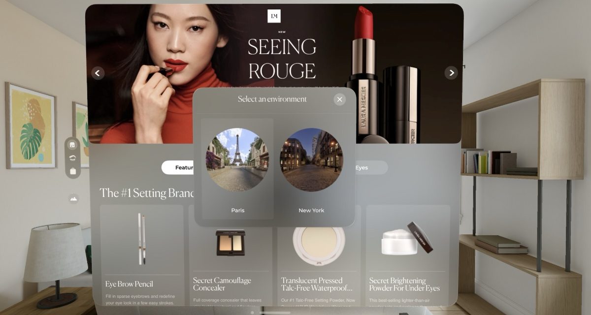 Laura Mercier Launches Luxury Beauty Experience for Apple Vision Pro