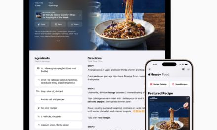 Apple News+ subscribers will soon have access recipes, restaurant reviews, more