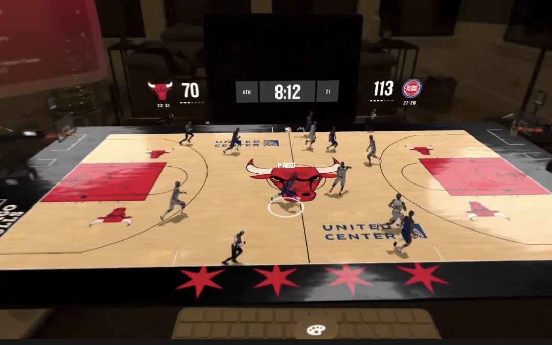 NBA Apple Vision Pro app now offers a Tabletop view